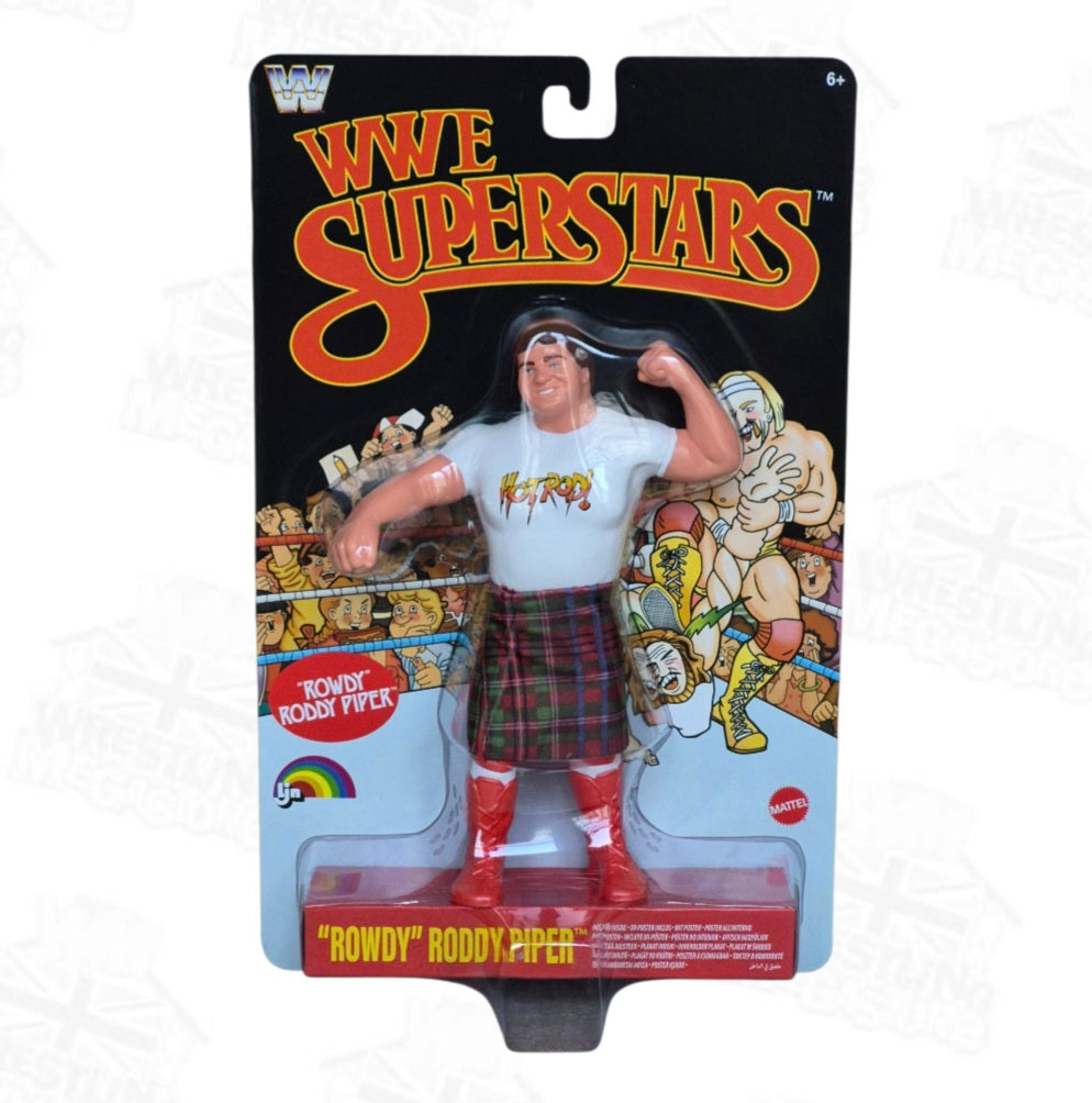 WWE MATTEL LJN SUPERSTARS WAVE 3 ROWDY RODDY PIPER (BLACK CARD)