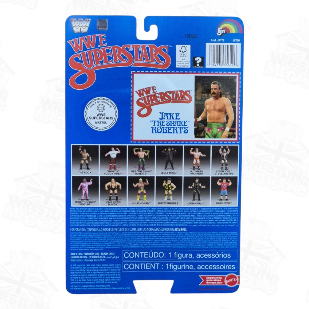 WWE MATTEL LJN SUPERSTARS WAVE 3 JAKE 'THE SNAKE' ROBERTS