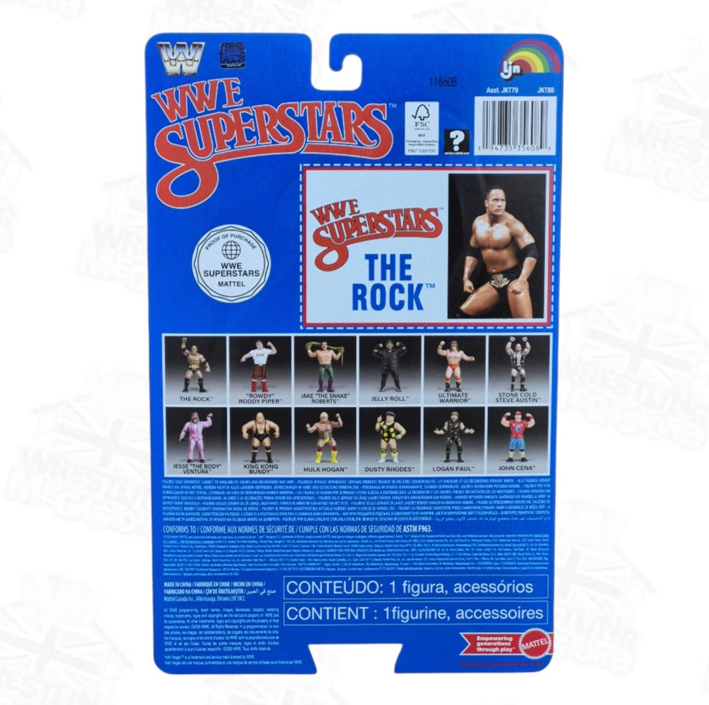 WWE MATTEL LJN SUPERSTARS WAVE 3 THE ROCK