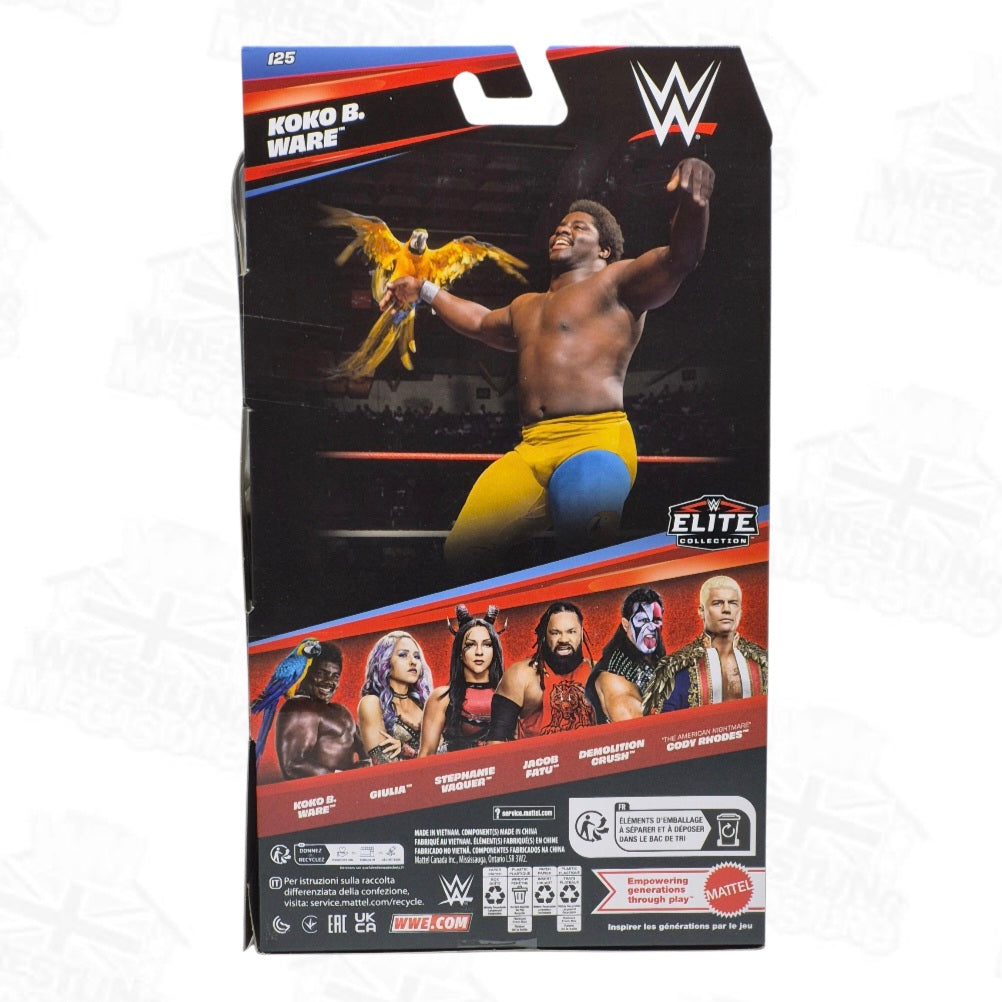 WWE ELITE MATTEL SERIES 125 KOKO B WARE *DAMAGED*