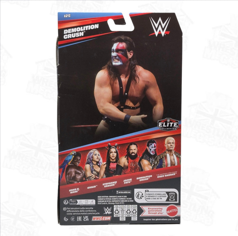 WWE ELITE MATTEL SERIES 125 DEMOLITION CRUSH *DAMAGED*