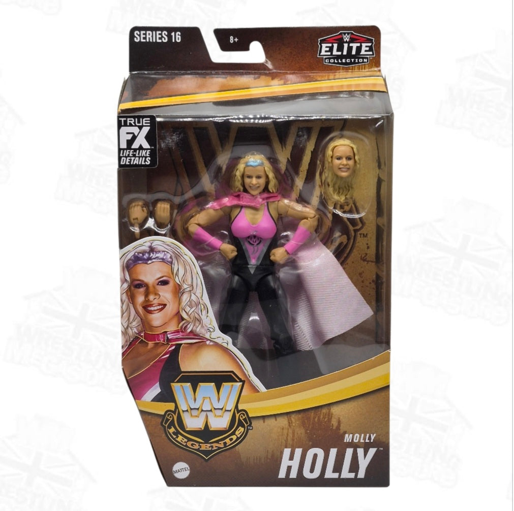 WWE ELITE MATTEL LEGENDS SERIES 16 MOLLY HOLLY *DAMAGED*