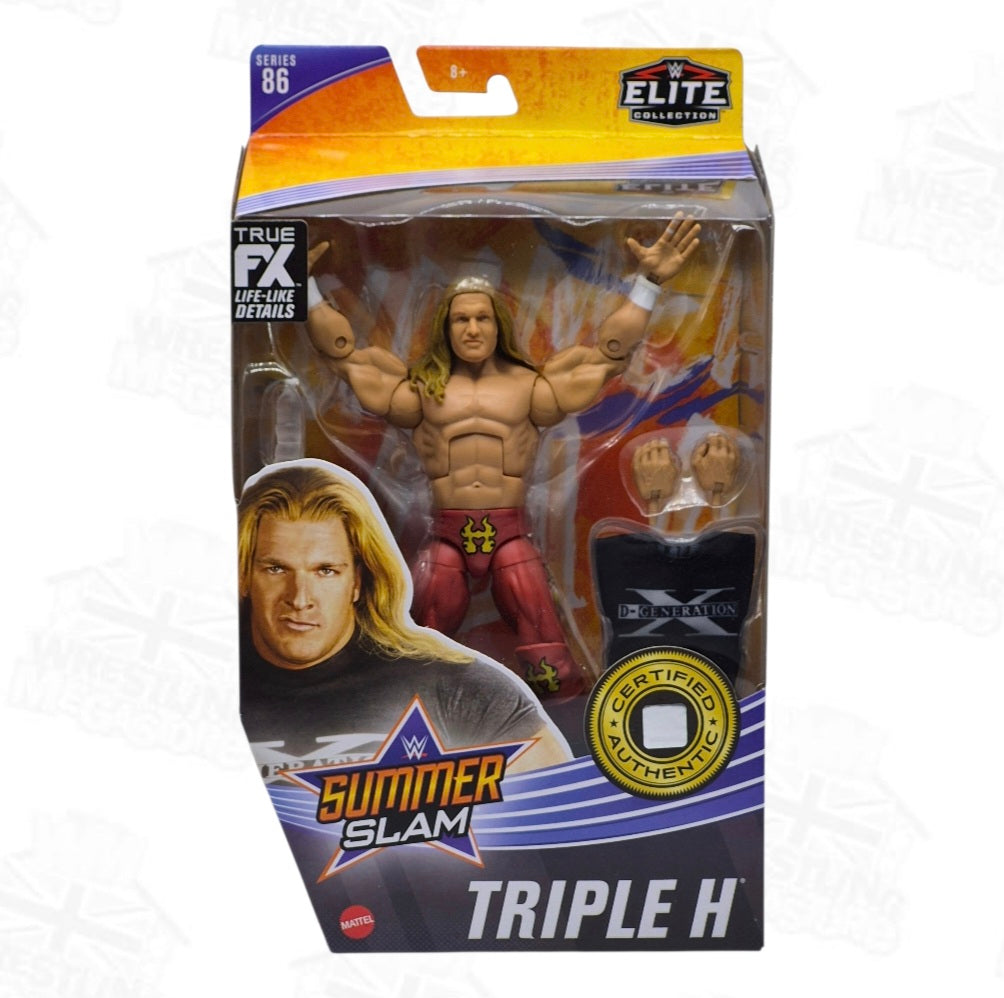 WWE ELITE MATTEL SERIES 86 TRIPLE H (CHASE)