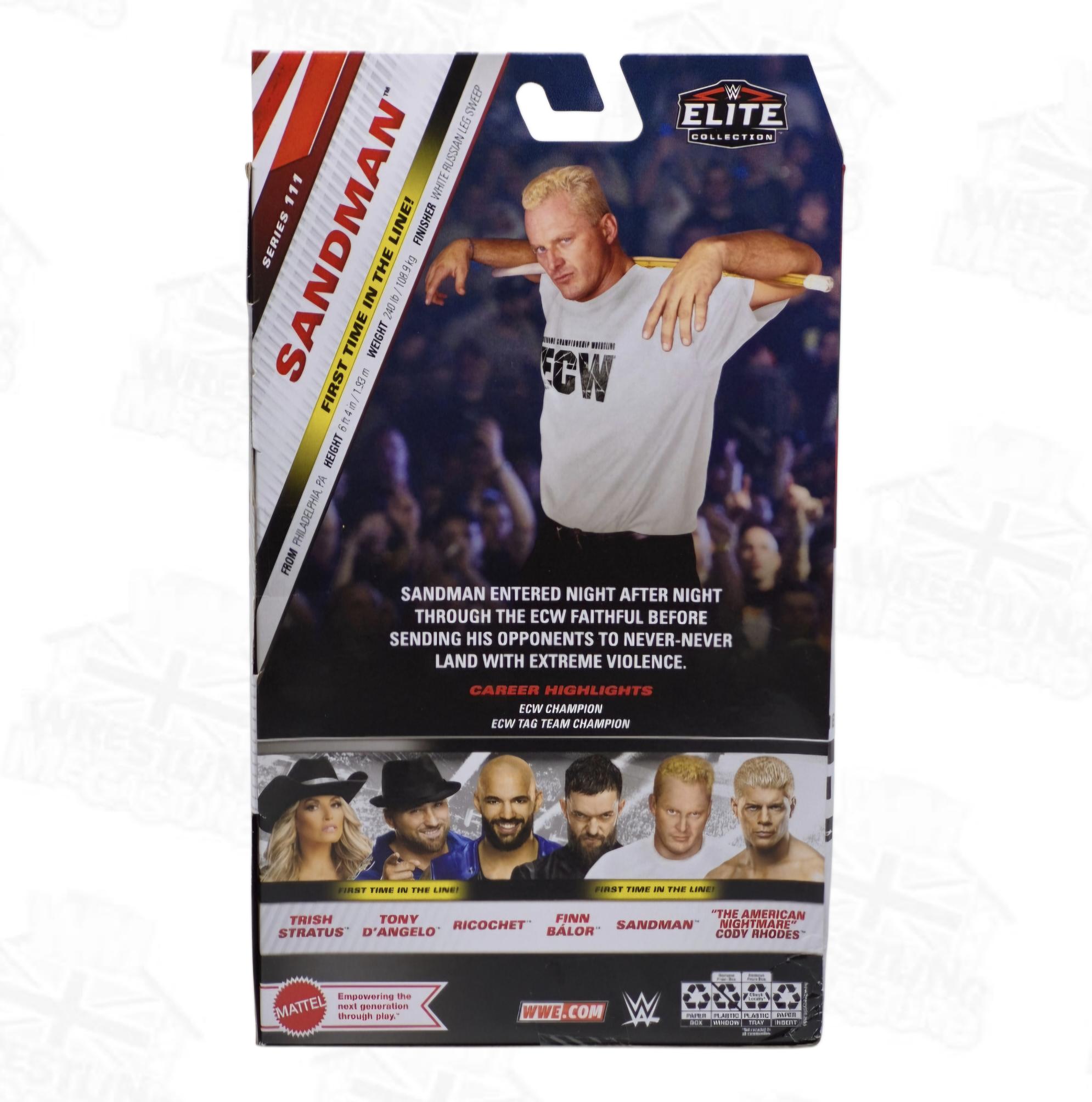 WWE ELITE MATTEL SERIES 111 SANDMAN