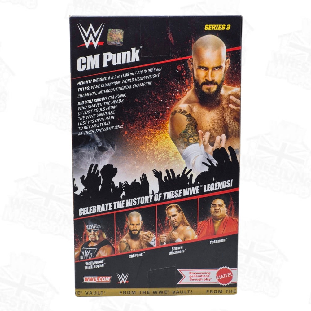 WWE ELITE MATTEL FROM THE VAULT CM PUNK