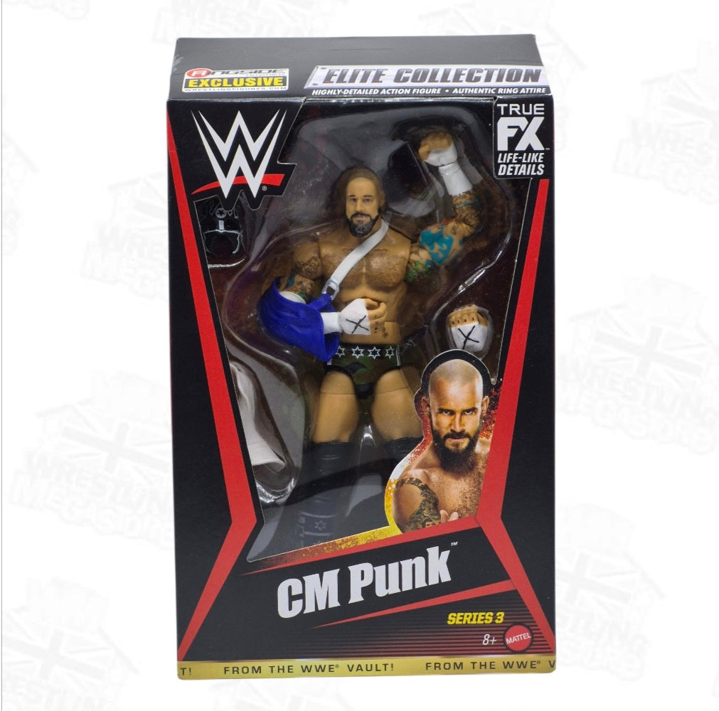 WWE ELITE MATTEL FROM THE VAULT CM PUNK