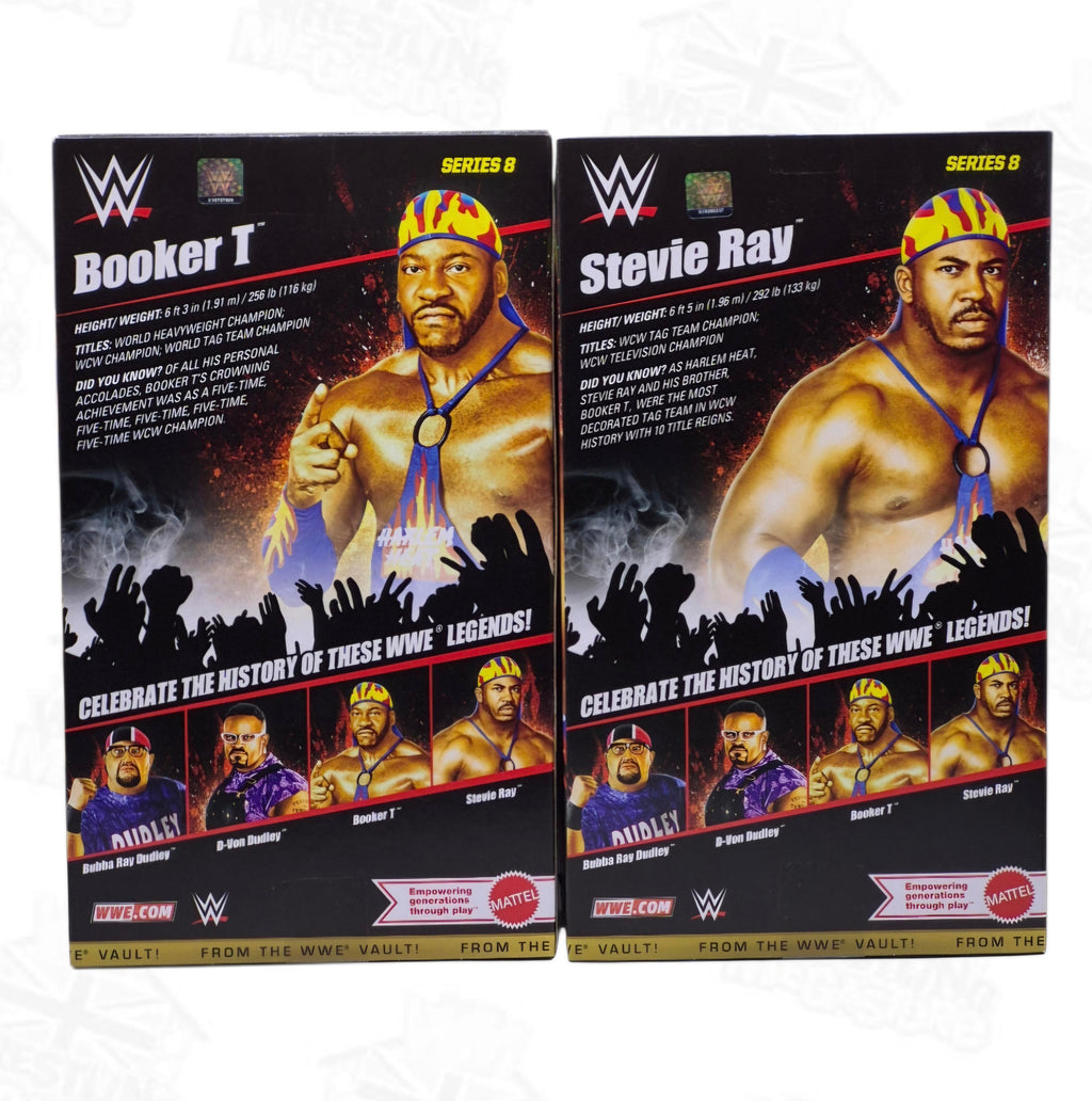 WWE ELITE MATTEL FROM THE VAULT HARLEM HEAT (BUNDLE OF 2)