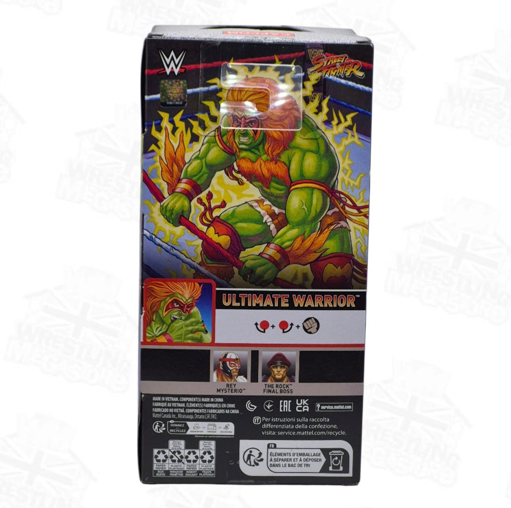WWE ELITE MATTEL STREET FIGHTER SERIES 1 ULTIMATE WARRIOR (BLANKA)