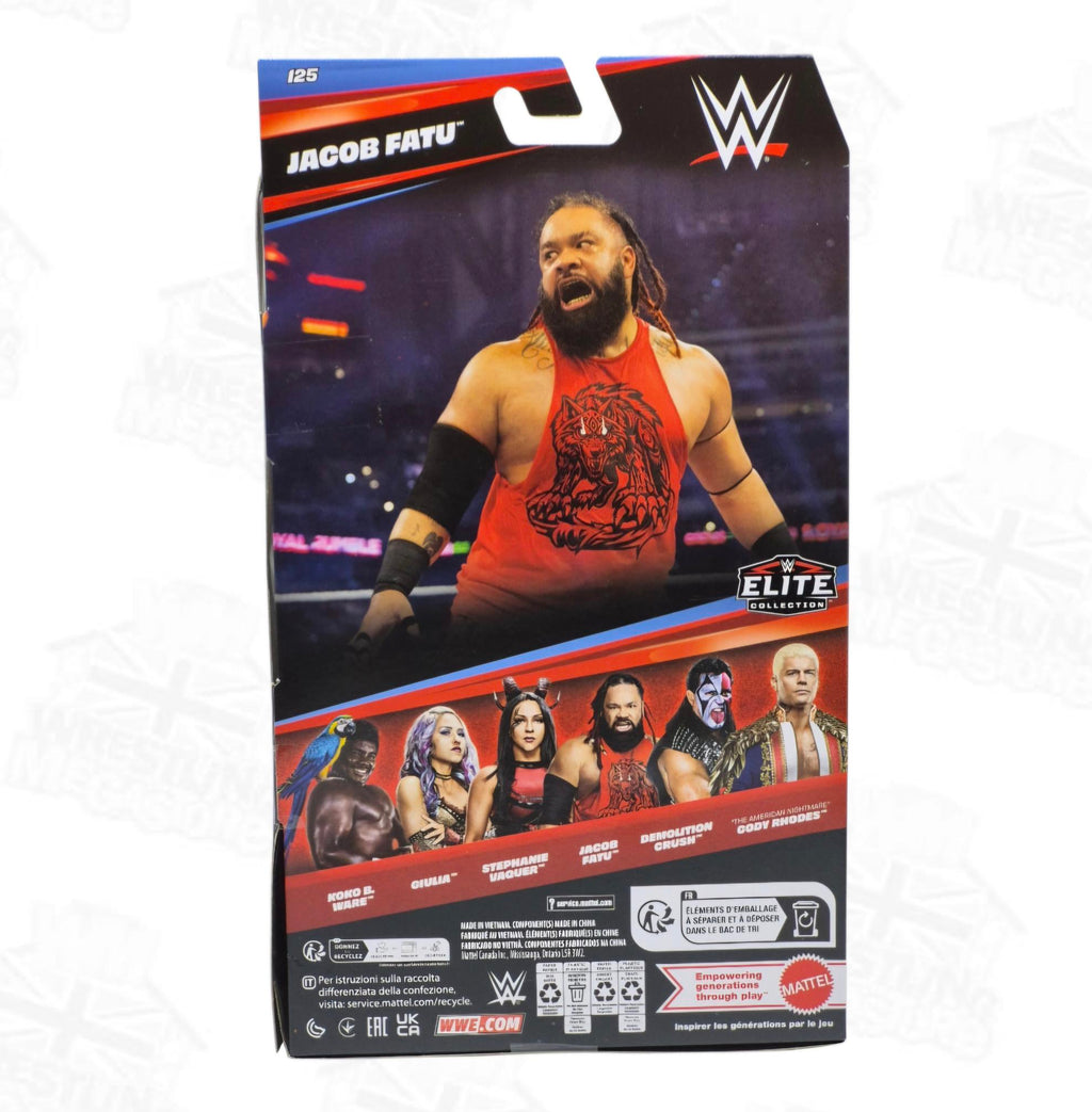 WWE ELITE MATTEL SERIES 125 JACOB FATU