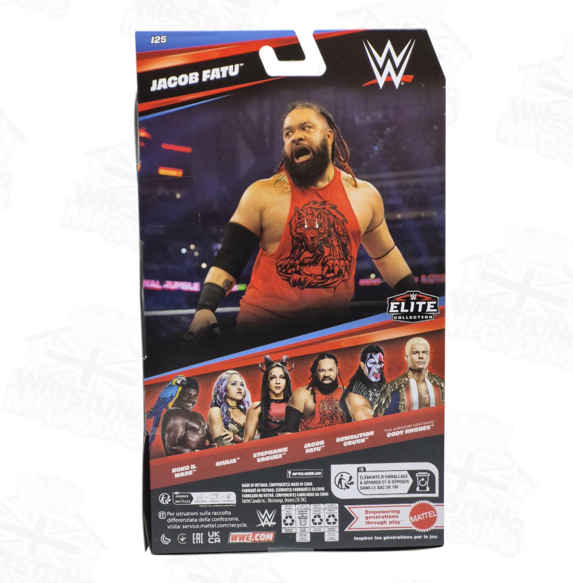 WWE ELITE MATTEL SERIES 125 JACOB FATU