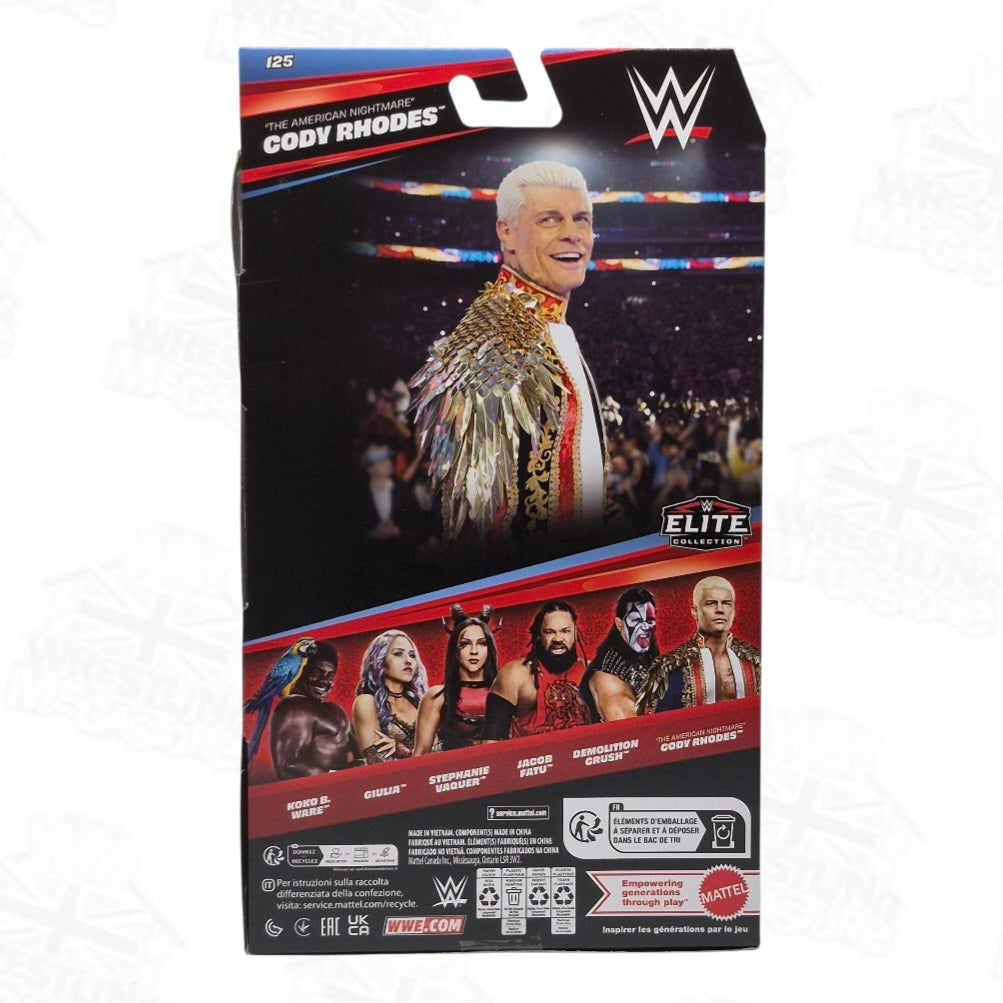 WWE ELITE MATTEL SERIES 125 CODY RHODES