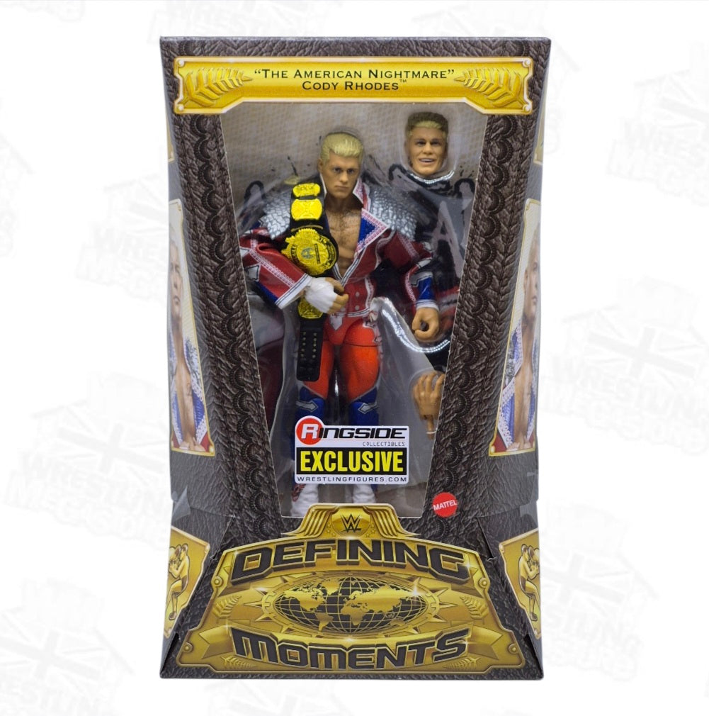 WWE ELITE MATTEL DEFINING MOMENTS CODY RHODES