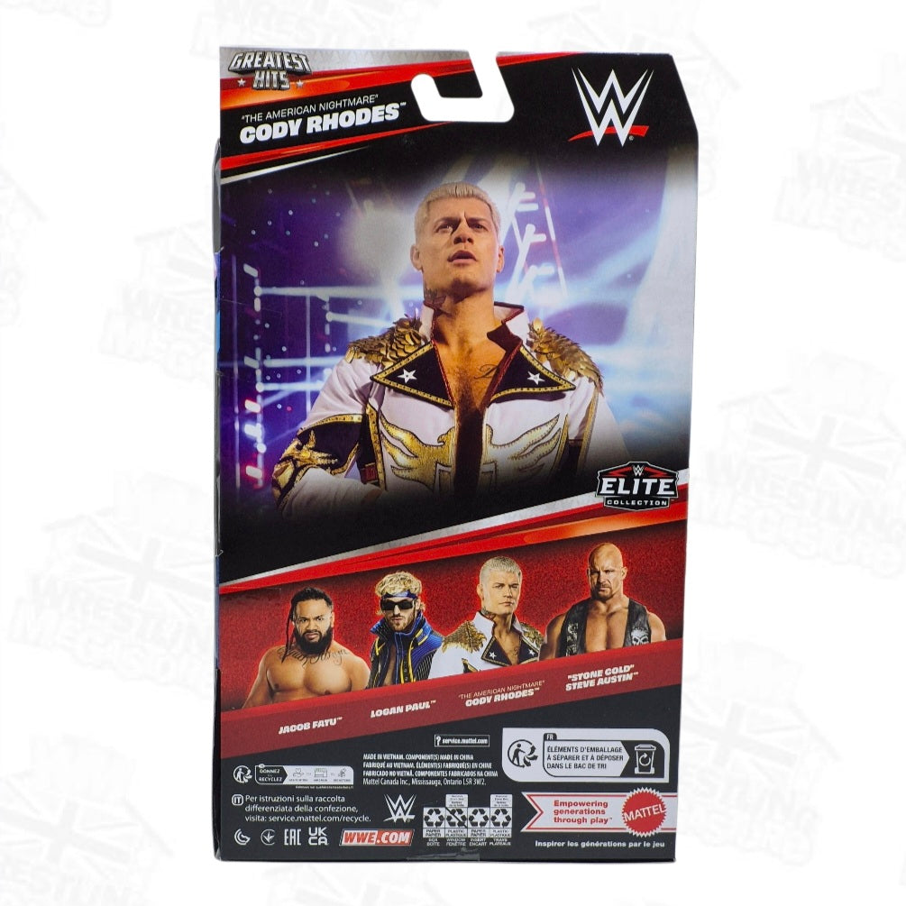 WWE ELITE MATTEL GREATEST HITS CODY RHODES