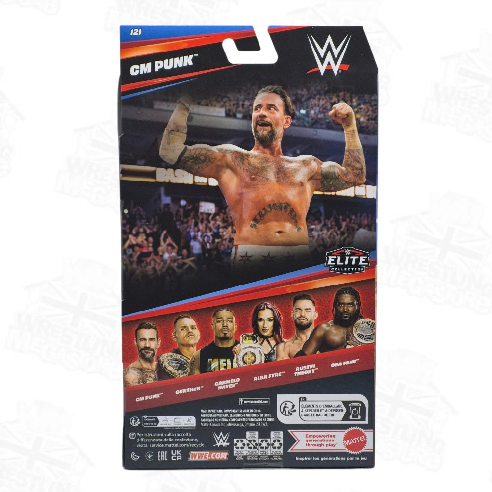 WWE ELITE MATTEL SERIES 121 CM PUNK
