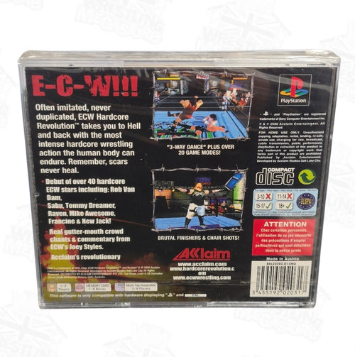 PLAYSTATION 1 ECW: HARDCORE REVOLUTION (SEALED)