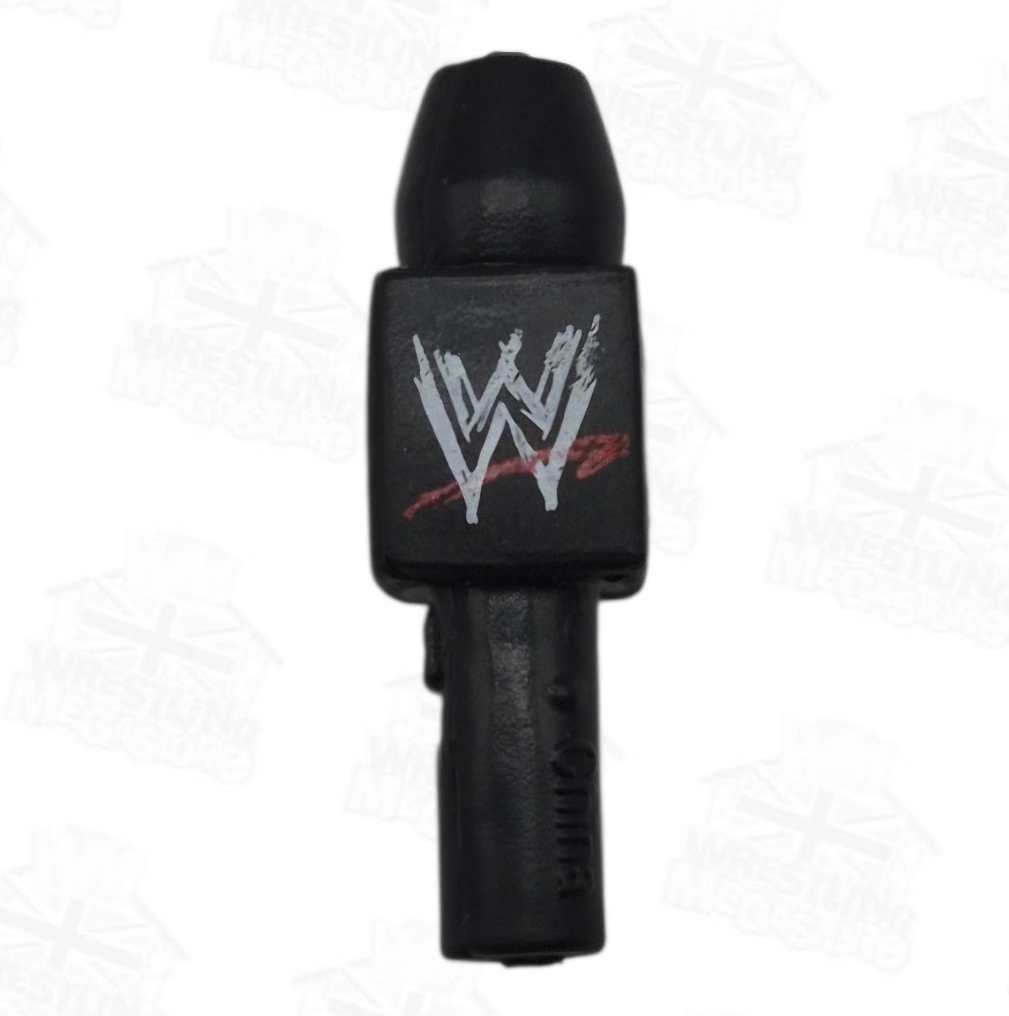 WWE MATTEL SCRATCH LOGO MICROPHONE ACCESSORY