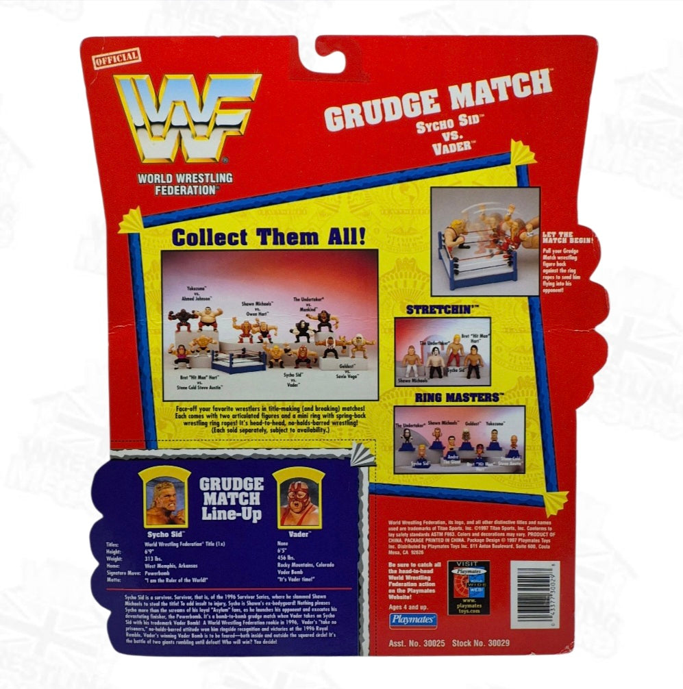WWF PLAYMATES GRUDGE MATCH VADER VS SYCHO SID