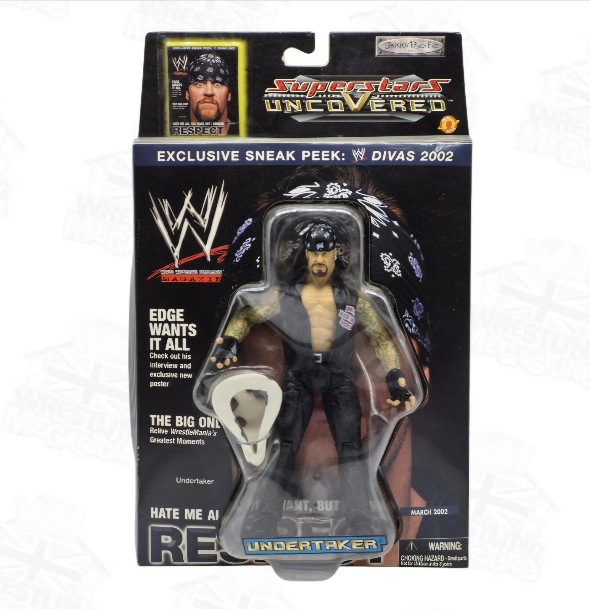 WWE JAKKS PACIFIC SUPERSTARS UNCOVERED UNDERTAKER