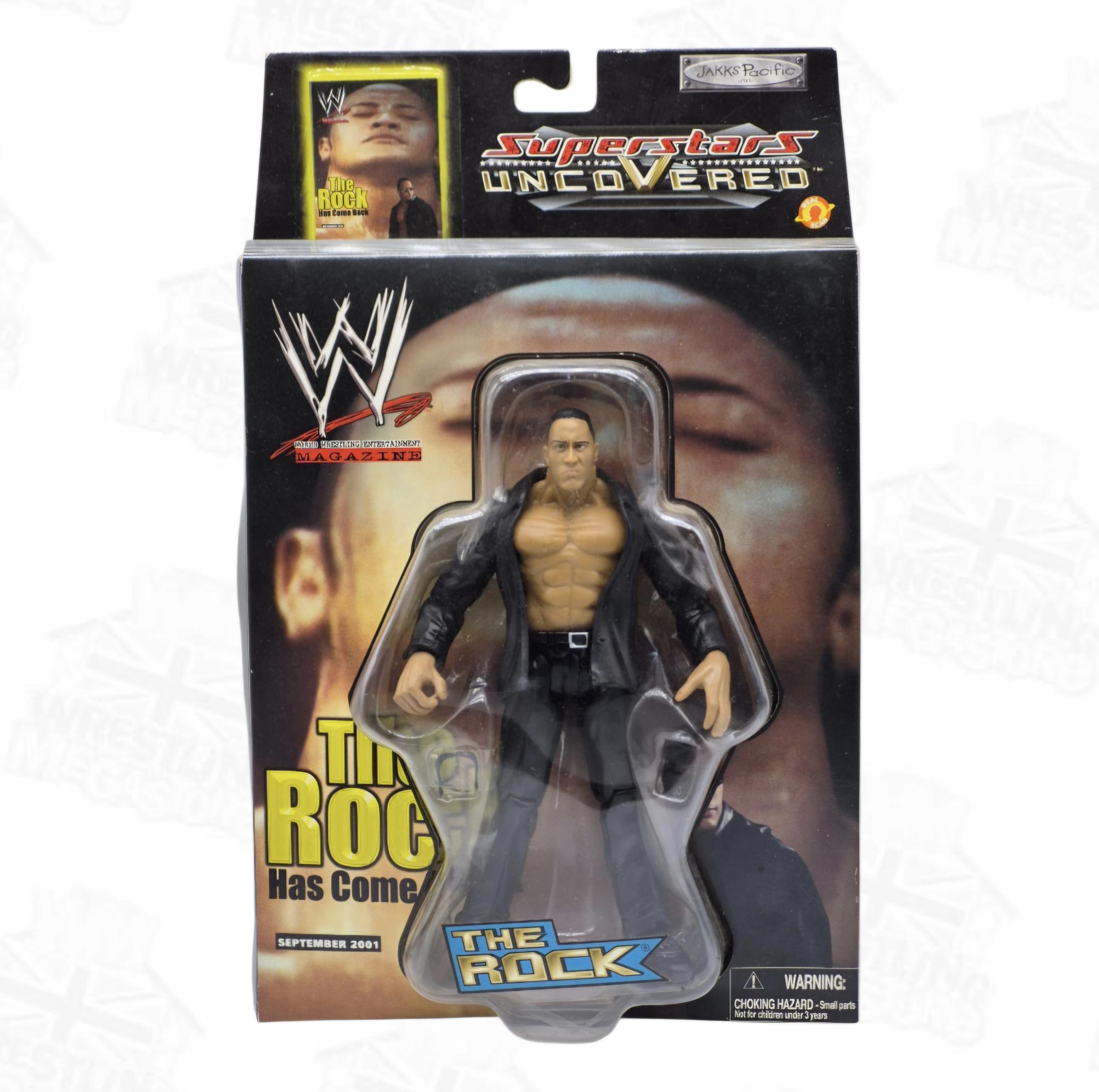 WWE JAKKS PACIFIC SUPERSTARS UNCOVERED THE ROCK