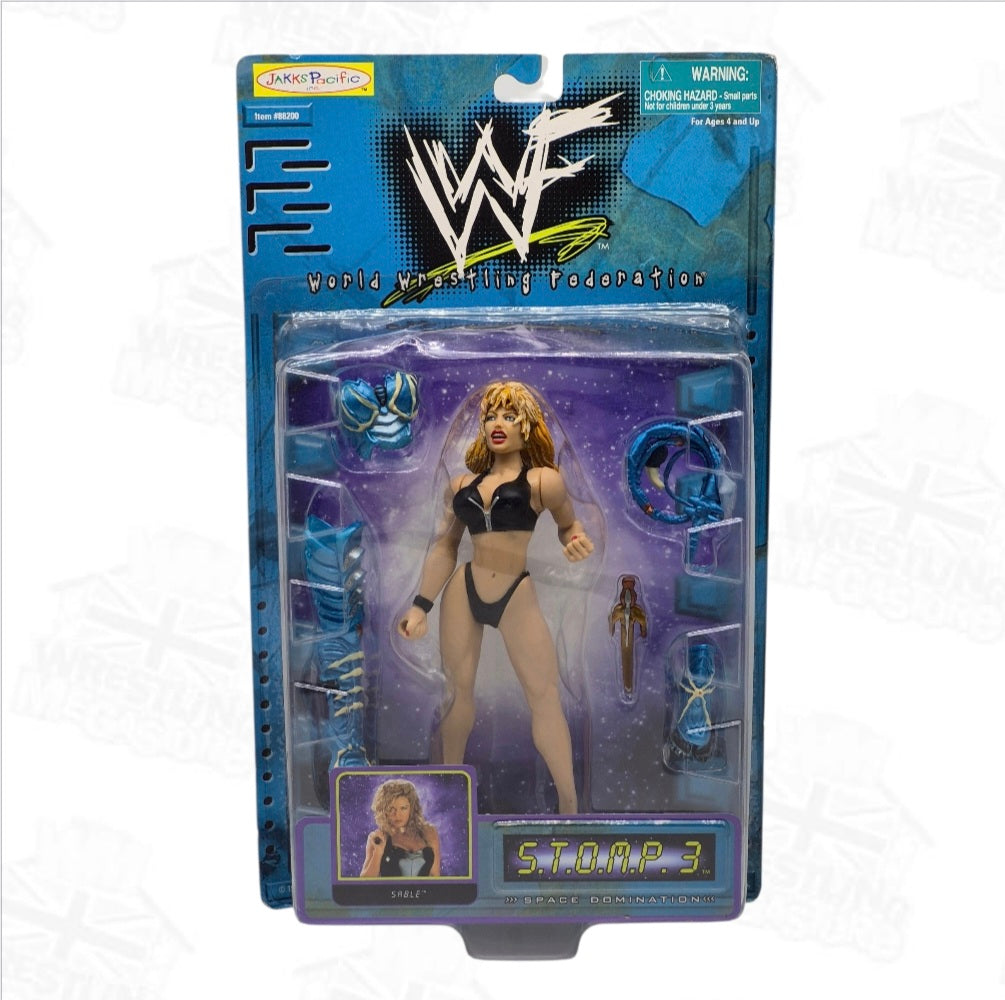 WWF JAKKS PACIFIC BCA S.T.O.M.P. SERIES 3 SABLE