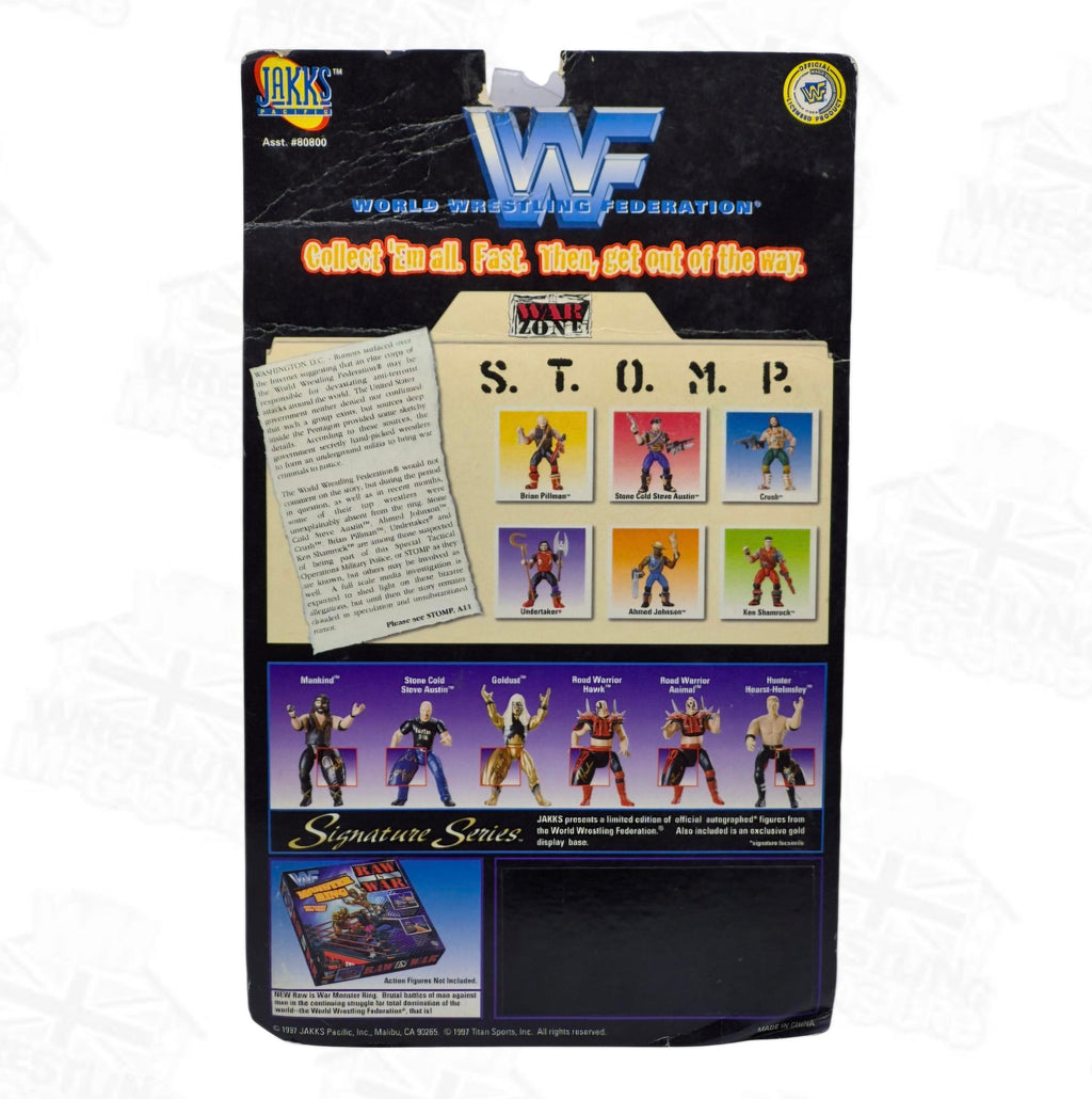 WWF JAKKS PACIFIC BCA S.T.O.M.P. SERIES 1 CRUSH