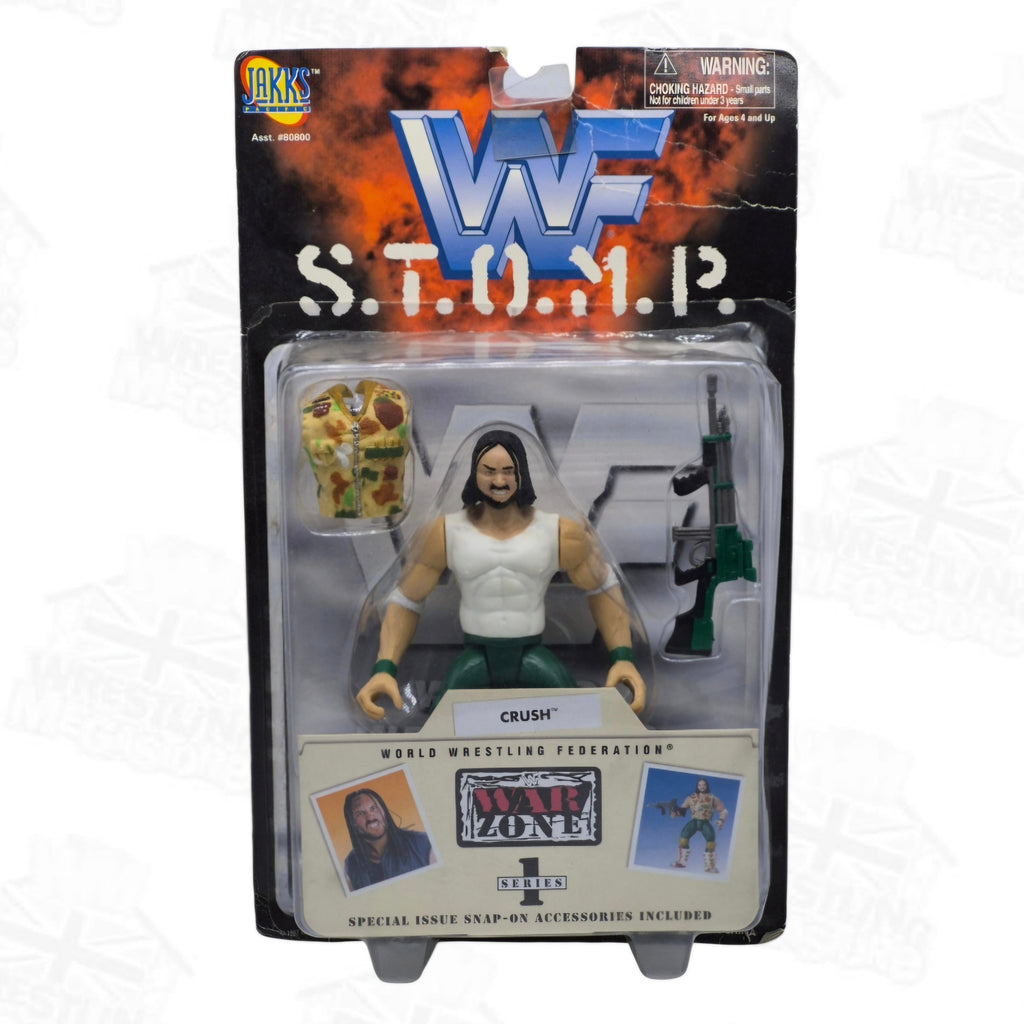 WWF JAKKS PACIFIC BCA S.T.O.M.P. SERIES 1 CRUSH
