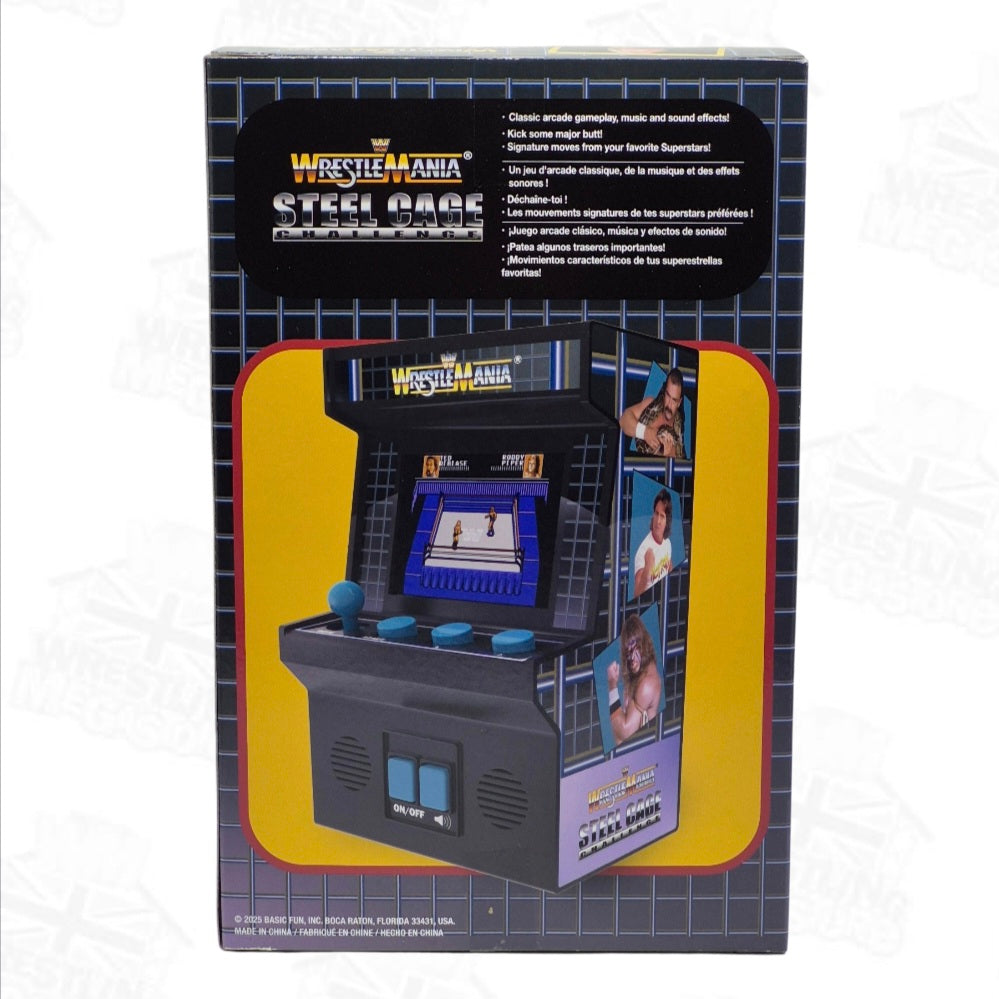 WWE ARCADE CLASSICS WRESTLEMANIA STEEL CAGE HANDHELD GAME