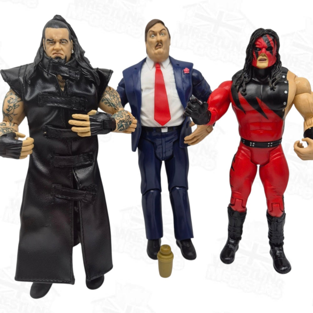 WWE JAKKS PACIFIC CLASSIC SUPERSTARS UNDERTAKER/KANE/PAUL BEARER 3-PACK