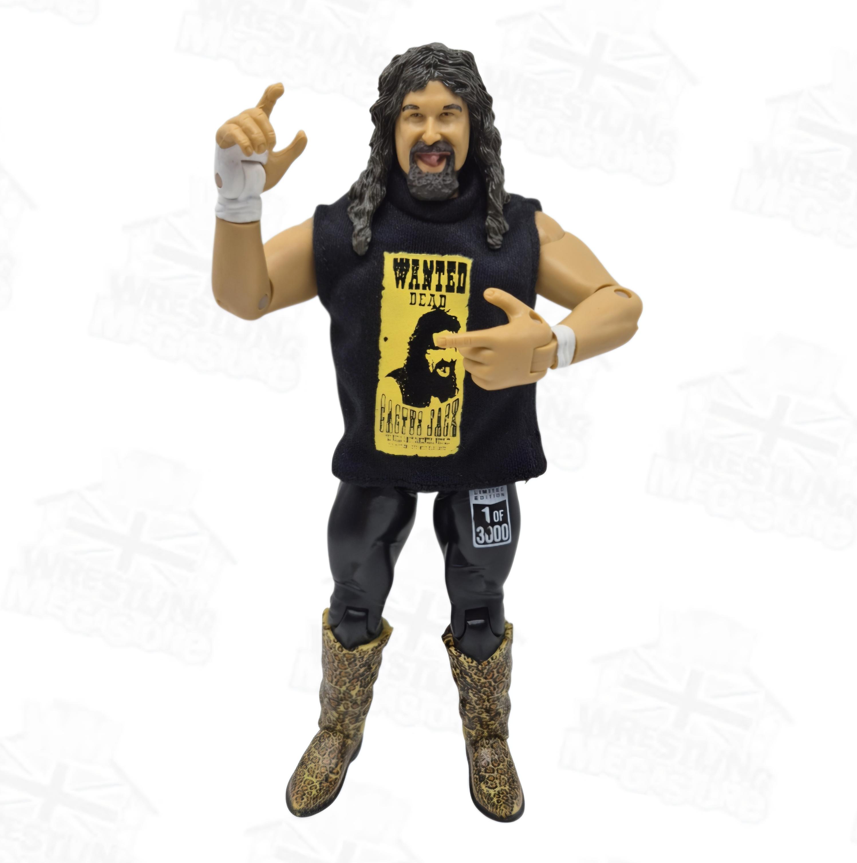 WWE JAKKS PACIFIC CLASSIC SUPERSTARS EXCLUSIVE 1/3000 CACTUS JACK