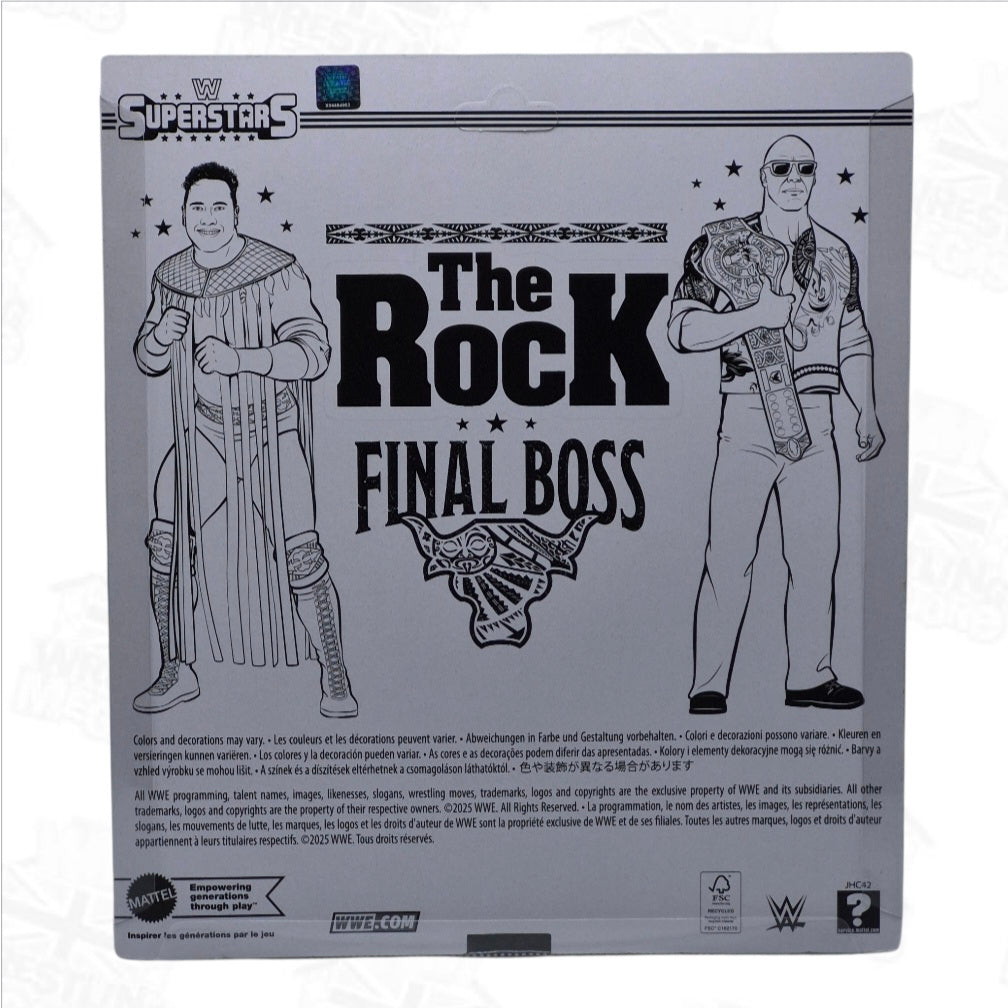 WWE MATTEL SUPERSTARS EXCLUSIVE FINAL BOSS/ROCKY MAIVIA 2-PACK