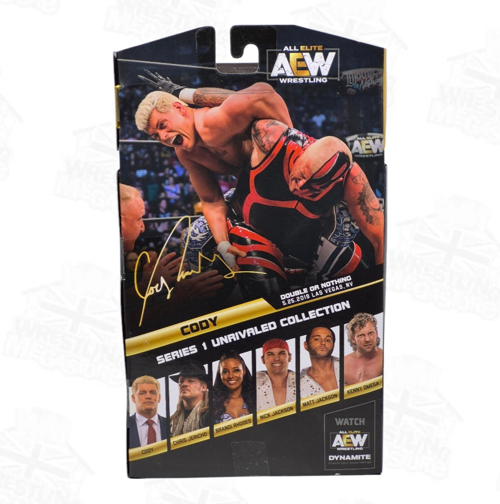 AEW JAZWARES UNRIVALED SERIES 1 CODY RHODES