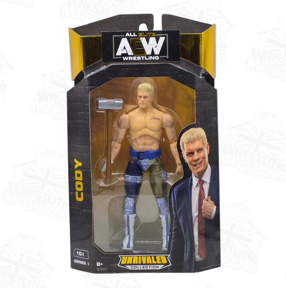 AEW JAZWARES UNRIVALED SERIES 1 CODY RHODES