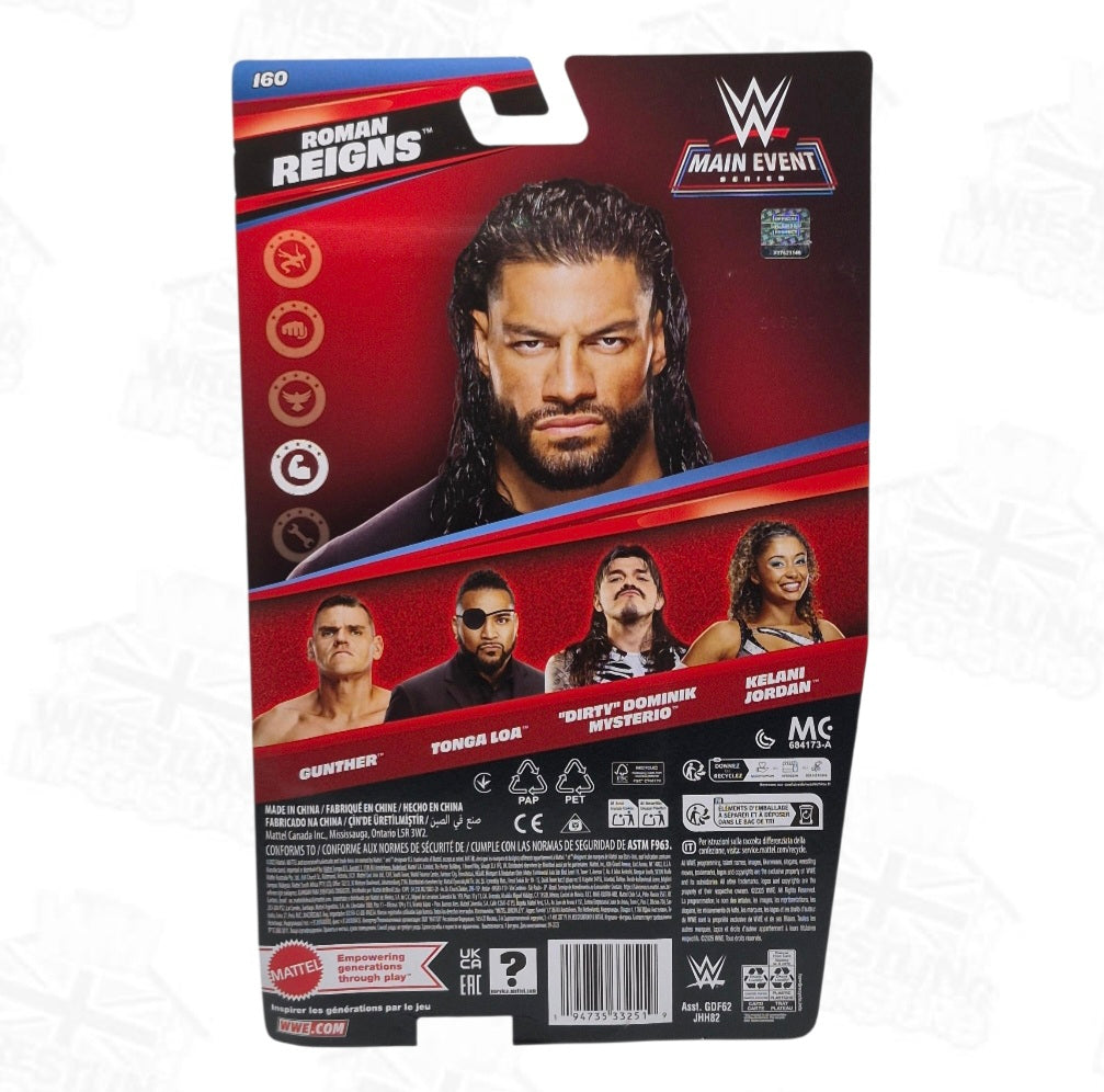 WWE MATTEL MAIN EVENT SERIES 160 ROMAN REIGNS