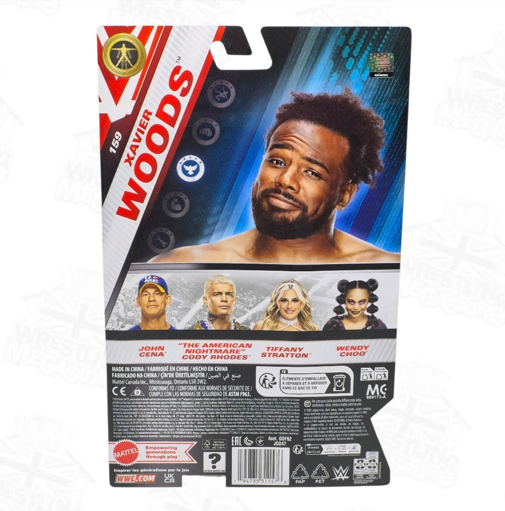 WWE MATTEL MAIN EVENT SERIES 159 XAVIER WOODS