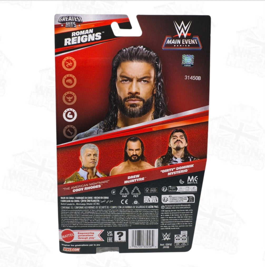 WWE MATTEL MAIN EVENT GREATEST HITS ROMAN REIGNS