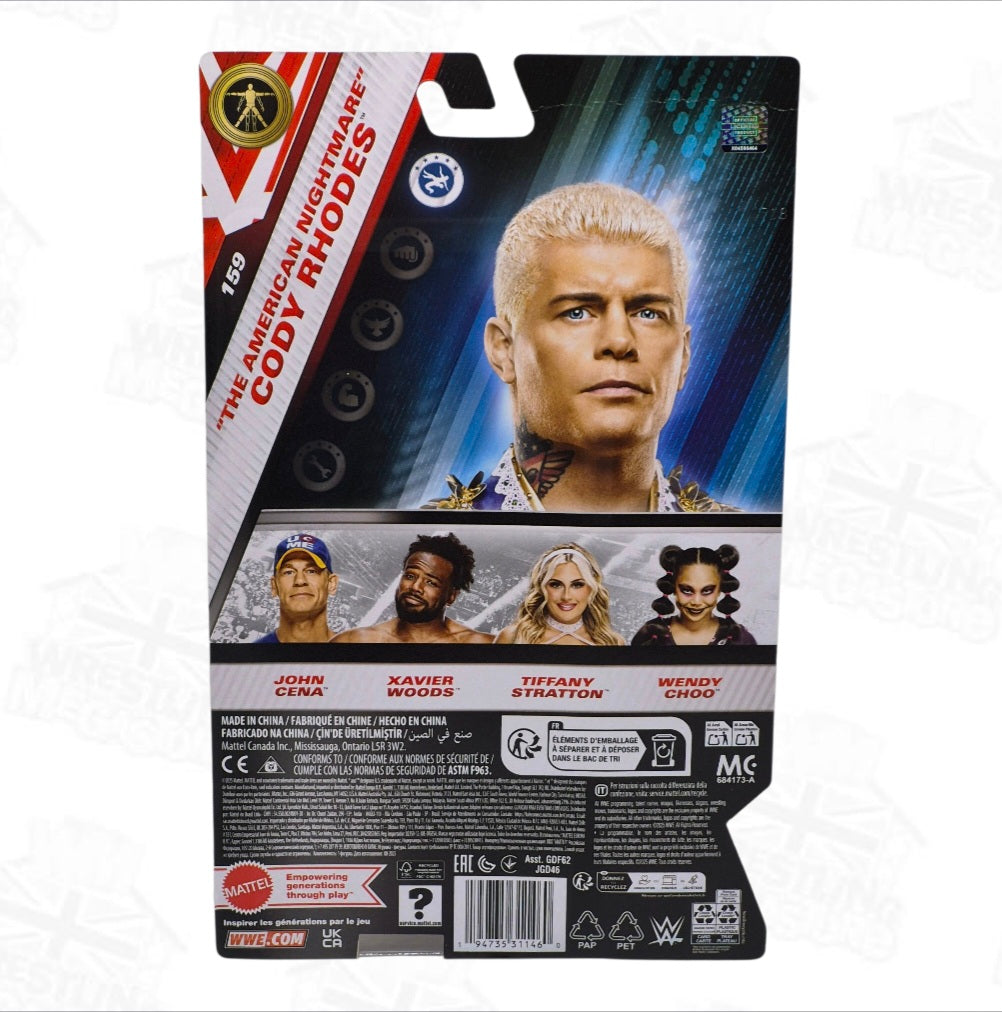 WWE MATTEL MAIN EVENT SERIES 159 CODY RHODES