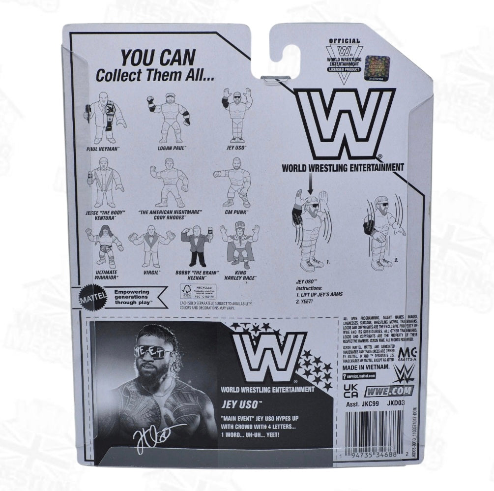 WWE MATTEL RETRO EXCLUSIVE JEY USO