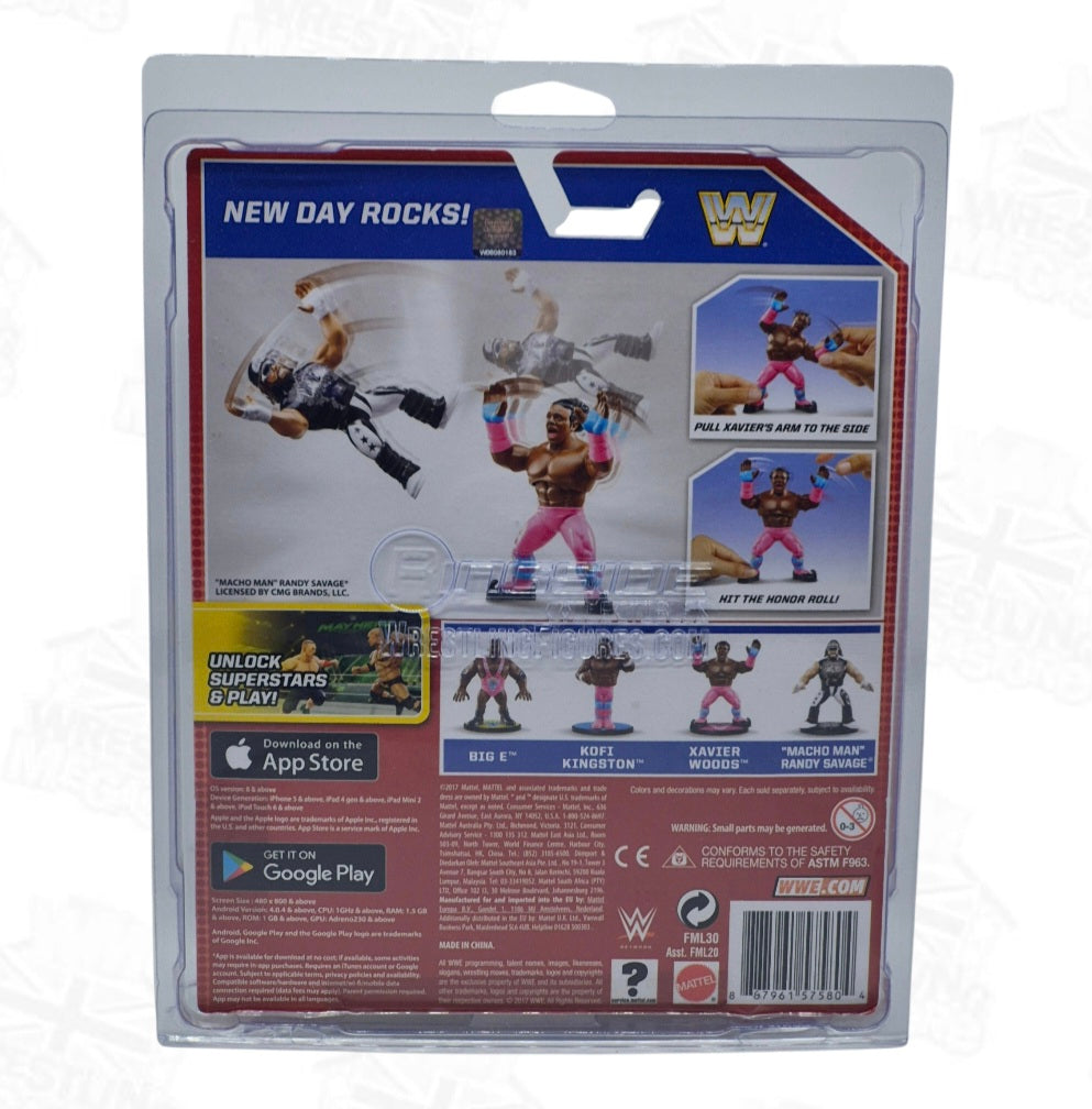 WWE MATTEL RETRO SERIES 5 XAVIER WOODS