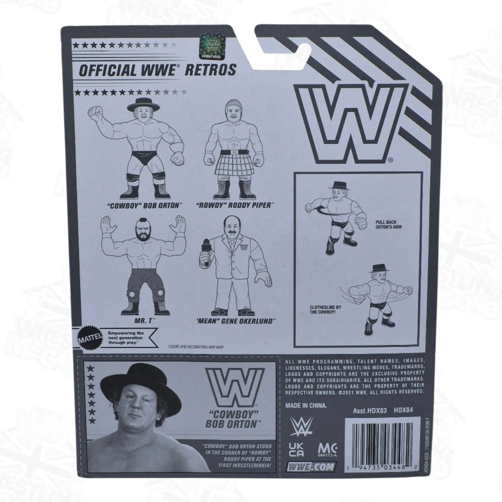 WWE MATTEL RETRO COWBOY BOB ORTON