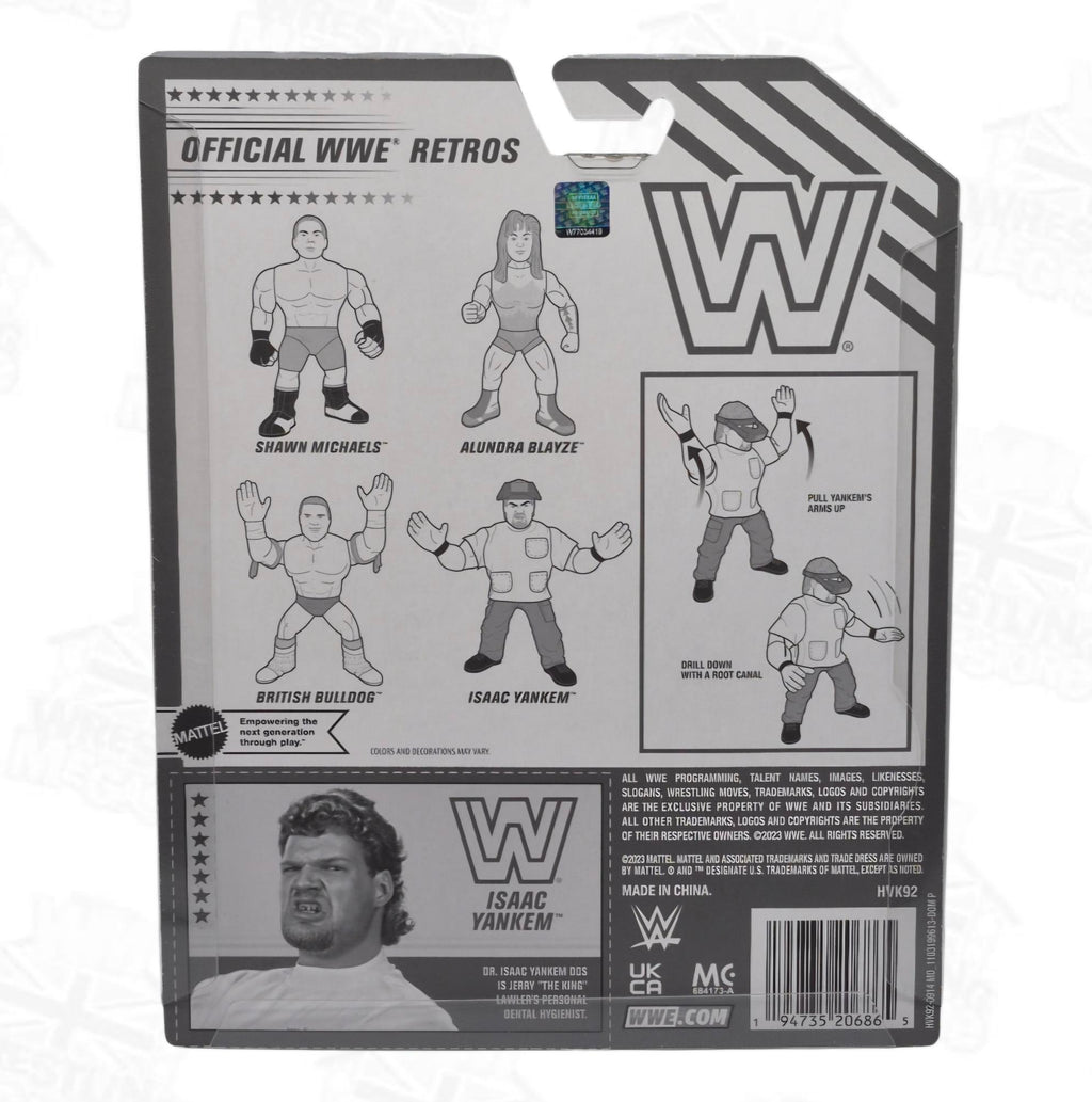 WWE MATTEL RETRO ISSAC YANKEM