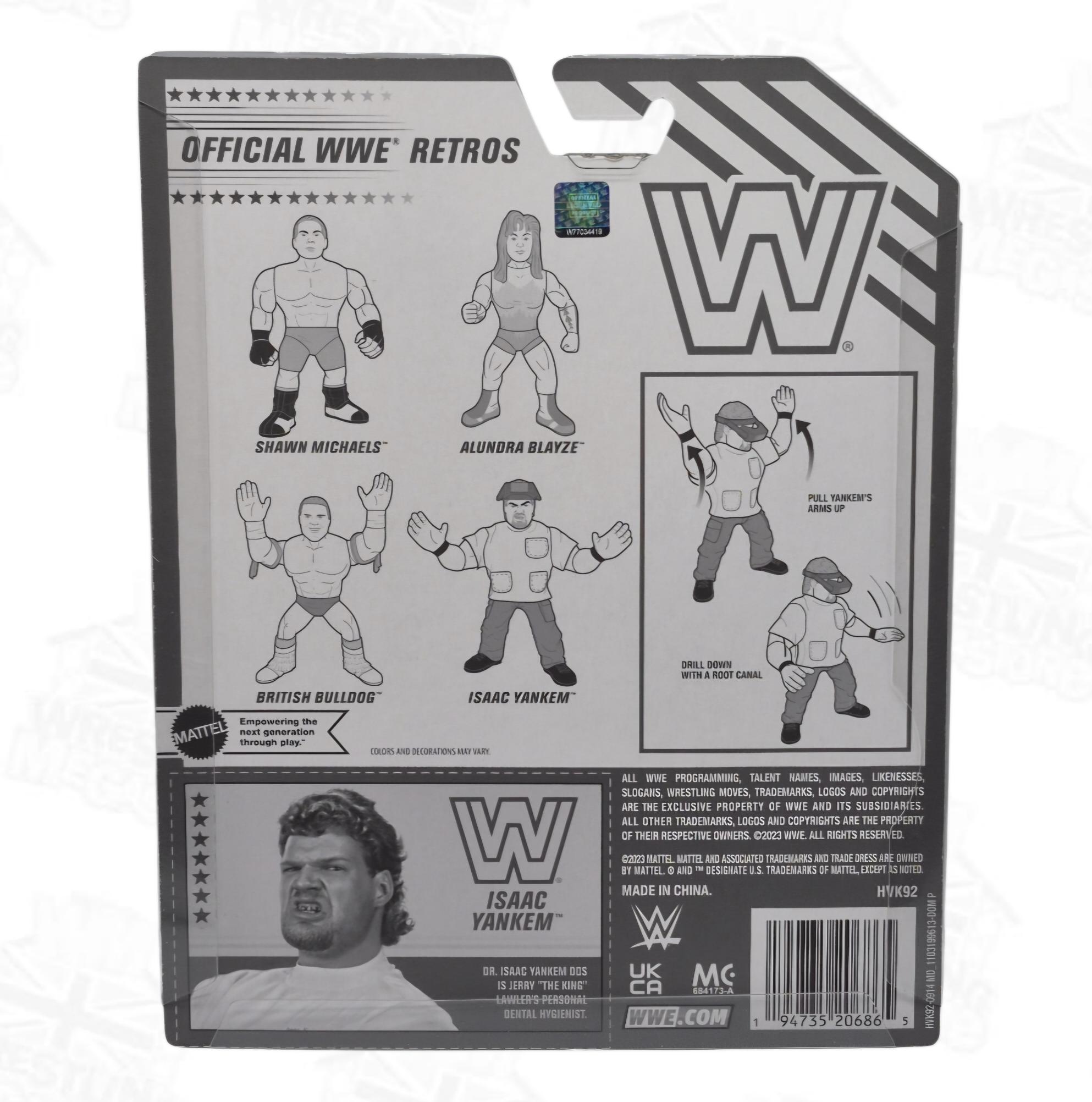 WWE MATTEL RETRO ISSAC YANKEM