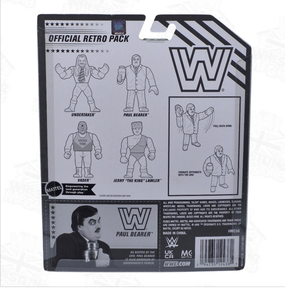 WWE MATTEL RETRO PAUL BEARER