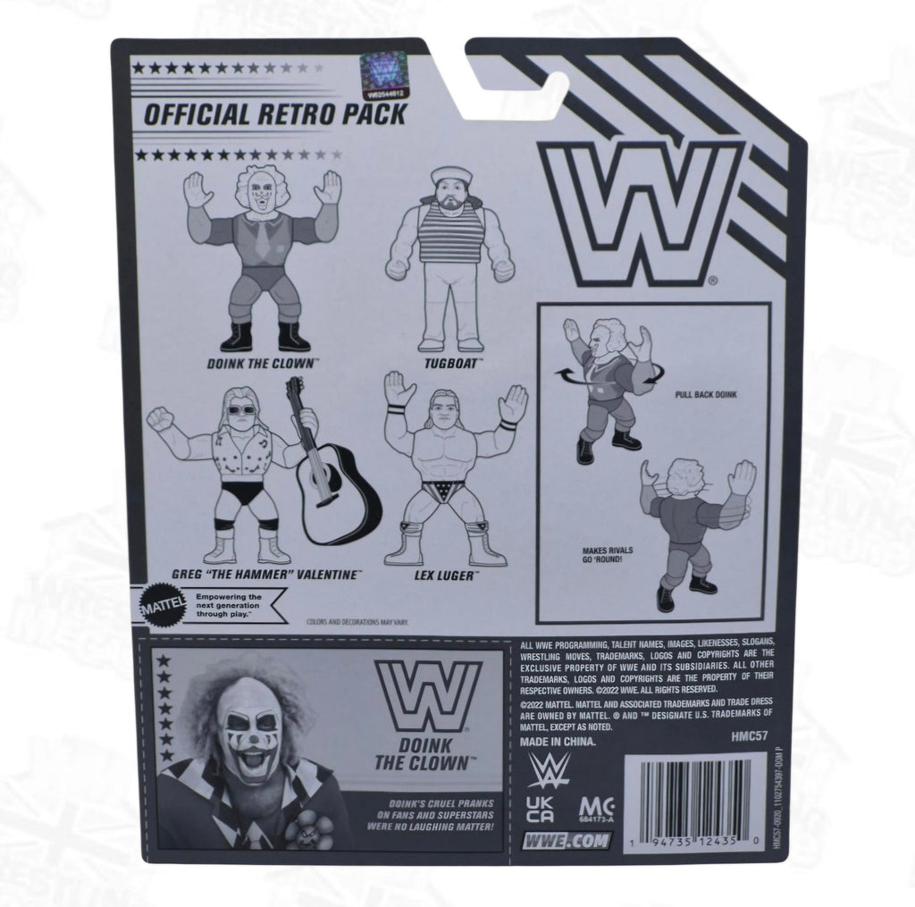 WWE MATTEL RETRO DOINK THE CLOWN