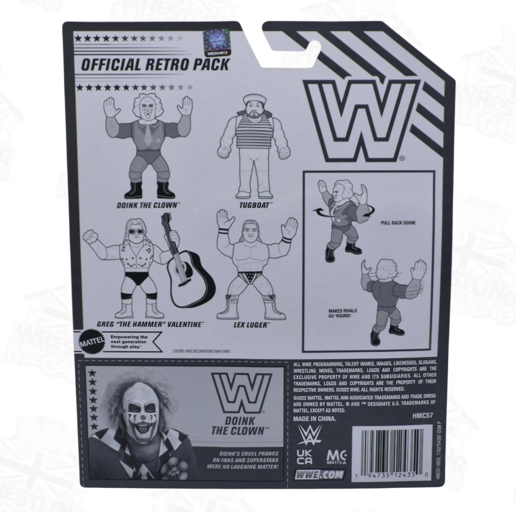 WWE MATTEL RETRO DOINK THE CLOWN