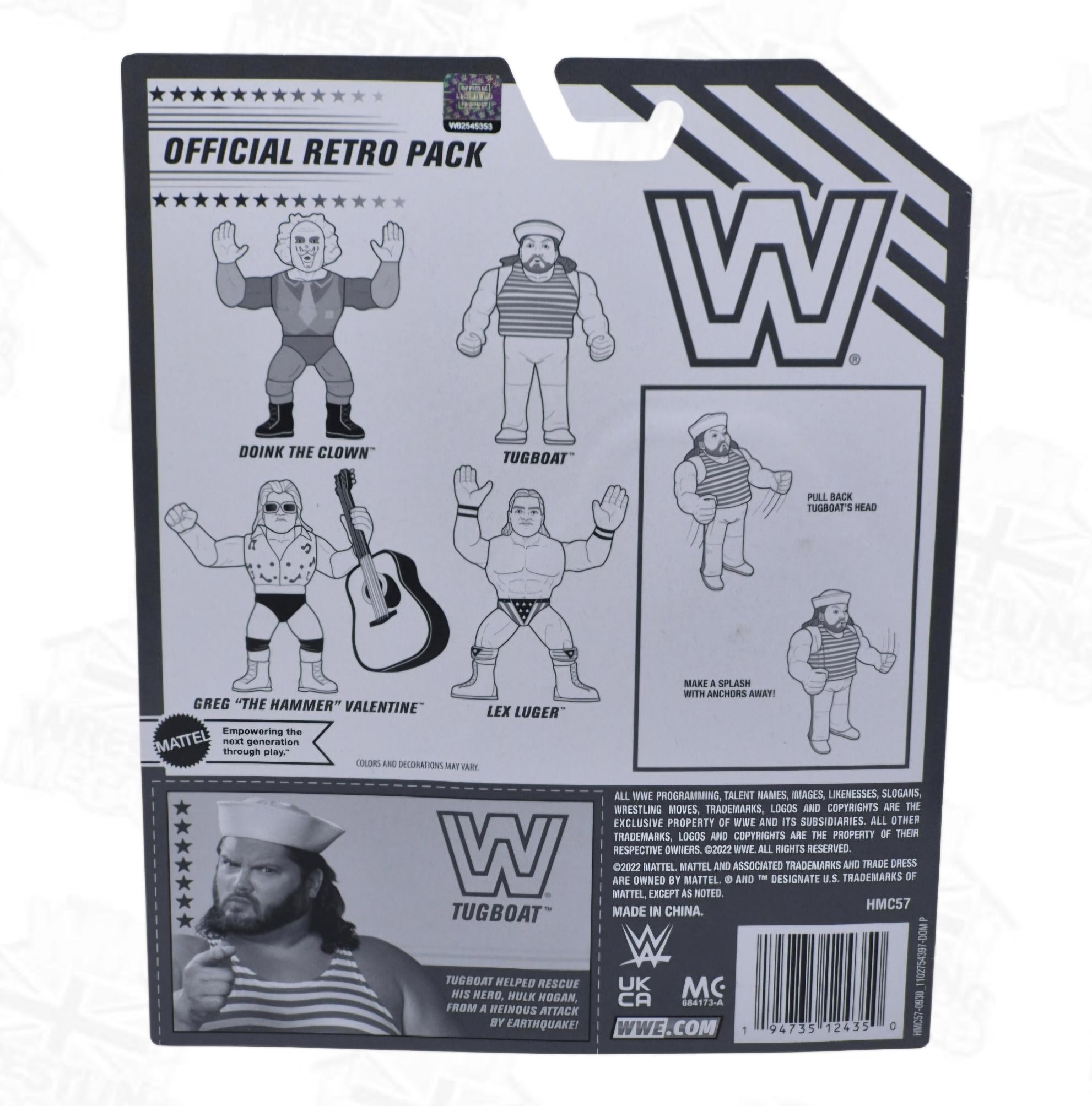 WWE MATTEL RETRO TUGBOAT