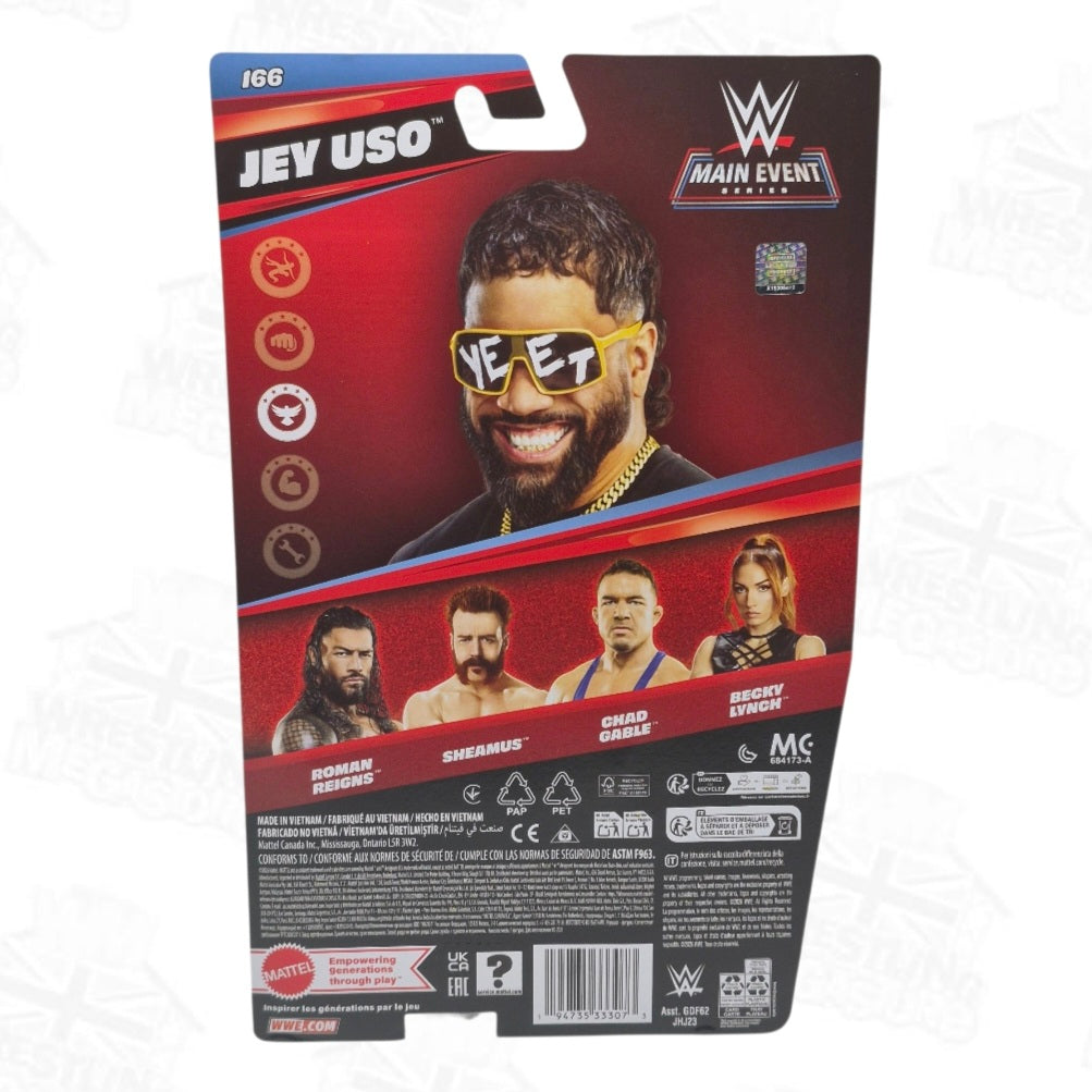 WWE MATTEL MAIN EVENT SERIES 166 JEY USO