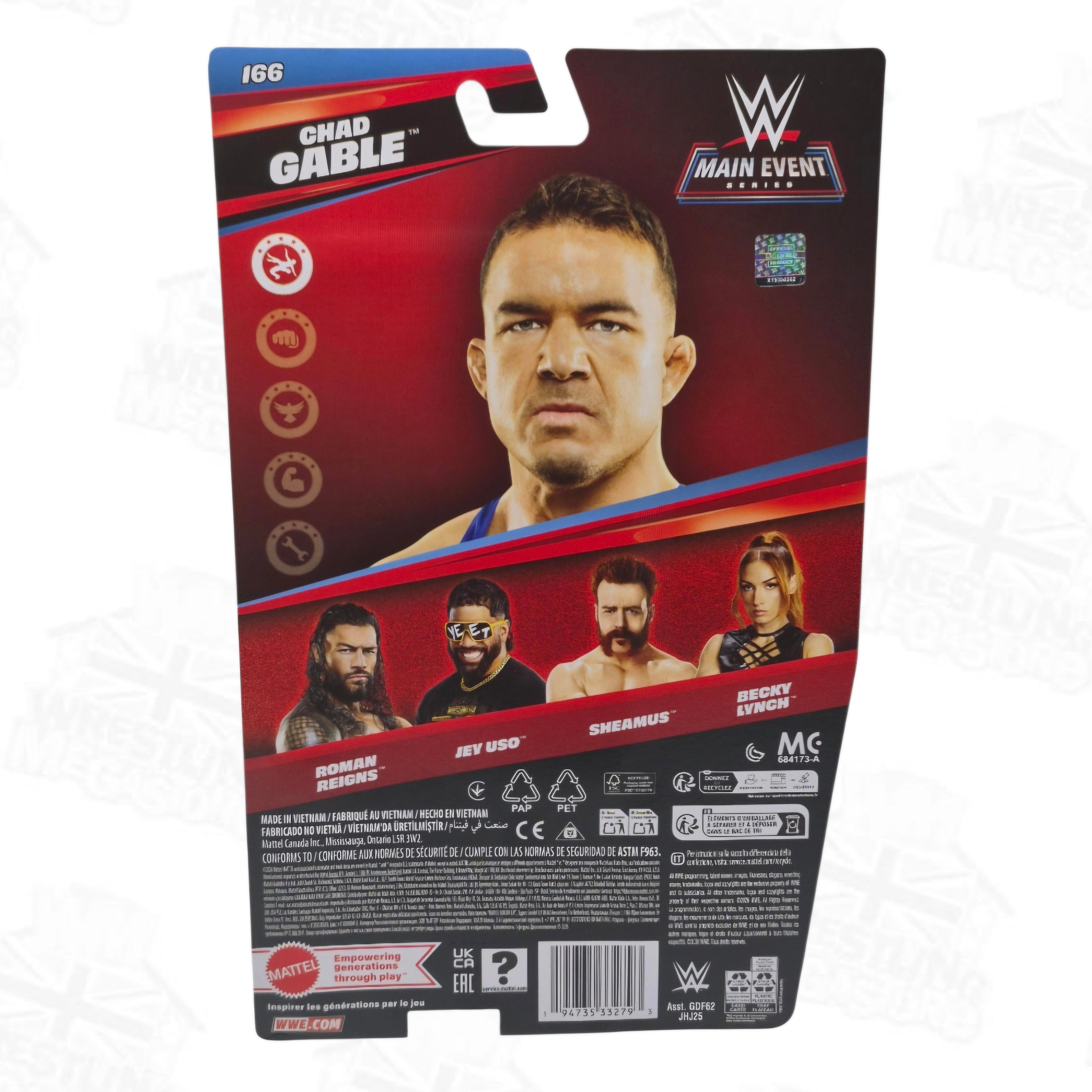 WWE MATTEL MAIN EVENT SERIES 166 CHAD GABLE