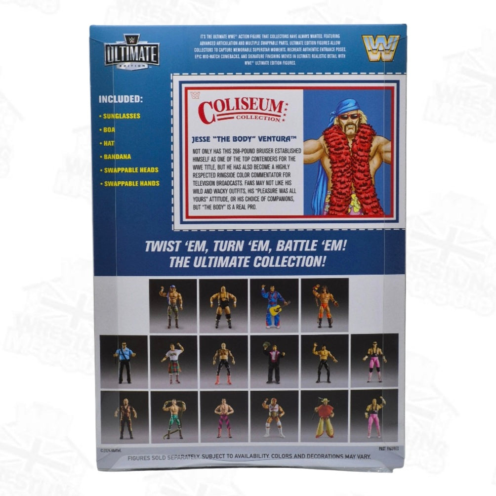 WWE MATTEL ULTIMATE EDITION COLISEUM COLLECTION JESSE VENTURA