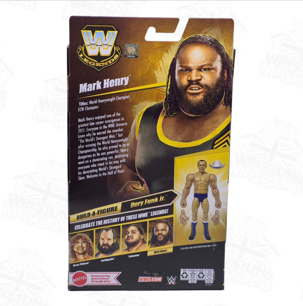 WWE ELITE MATTEL LEGENDS SERIES 32 MARK HENRY