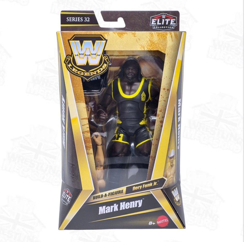 WWE ELITE MATTEL LEGENDS SERIES 32 MARK HENRY